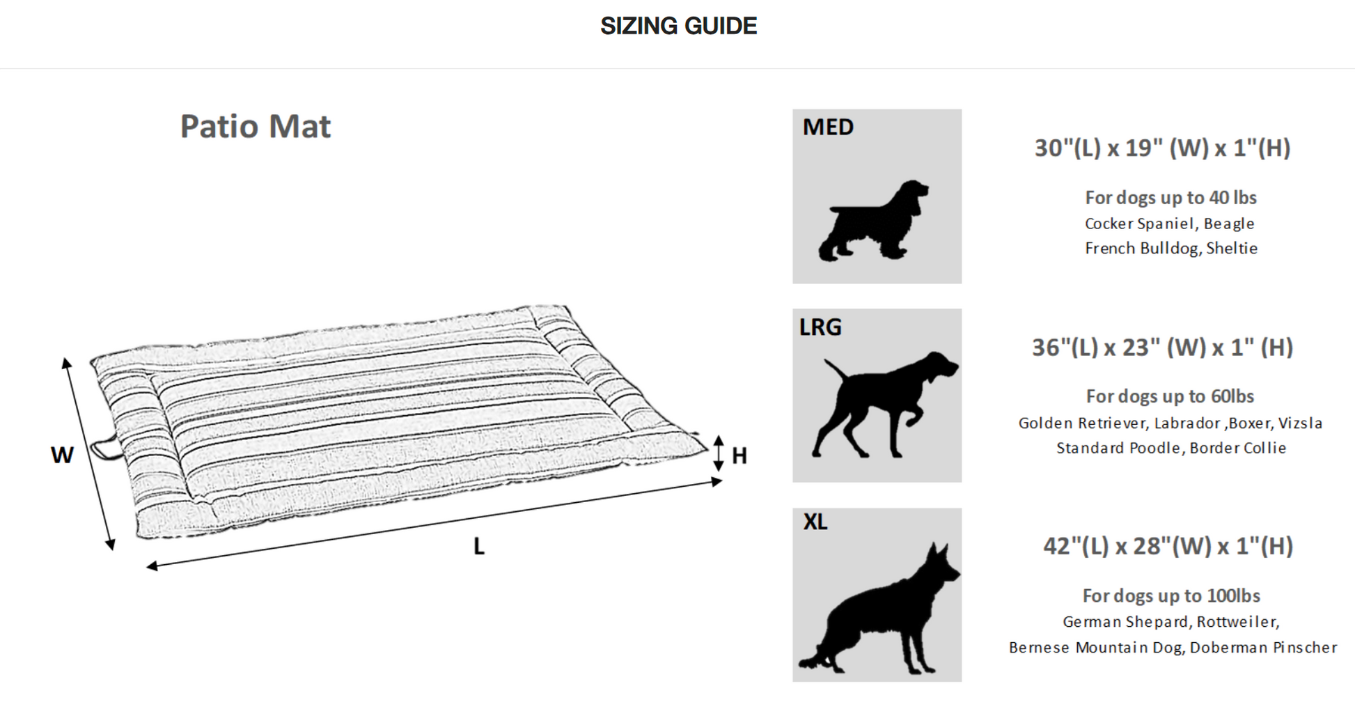 Patio Dog Mat - Stylish Outdoor Comfort | Color: Heather Grey K9 - Feline Unique Pet Accessories