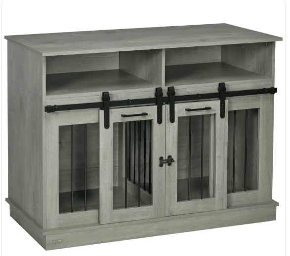 Dual-Function Dog Crate & End Table K9 - Feline Unique Pet Accessories