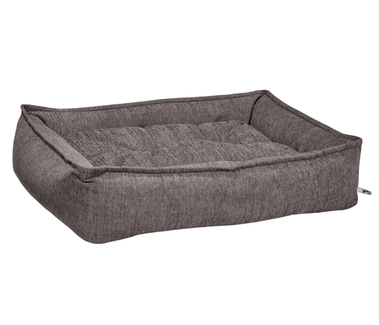 Luxury Bowsers Sterling Lounge Dog Bed | Color: Charcoal K9 - Feline Unique Pet Accessories