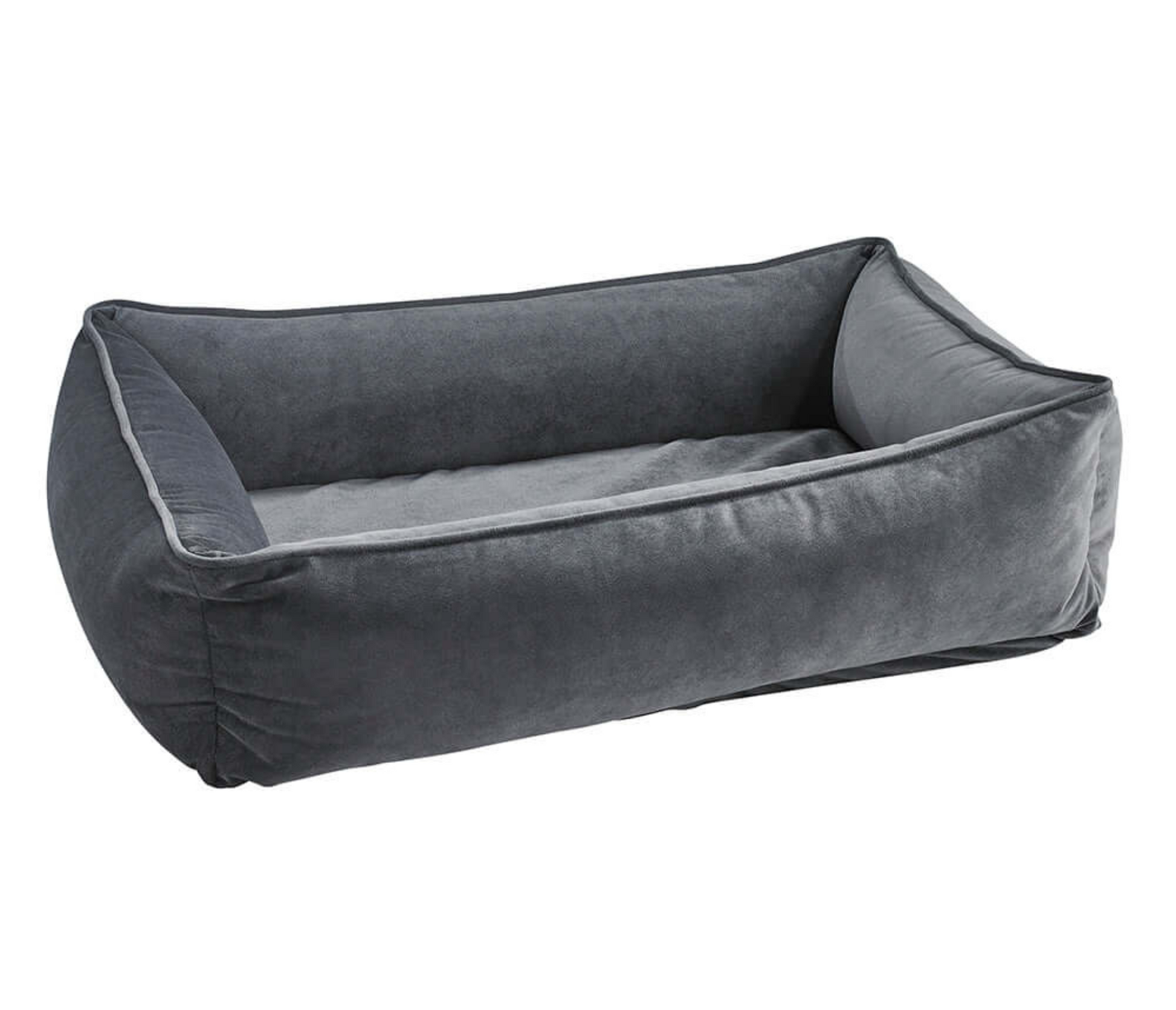 Bowsers Urban Lounger Designer Dog Bed | Color: Ash K9 - Feline Unique Pet Accessories