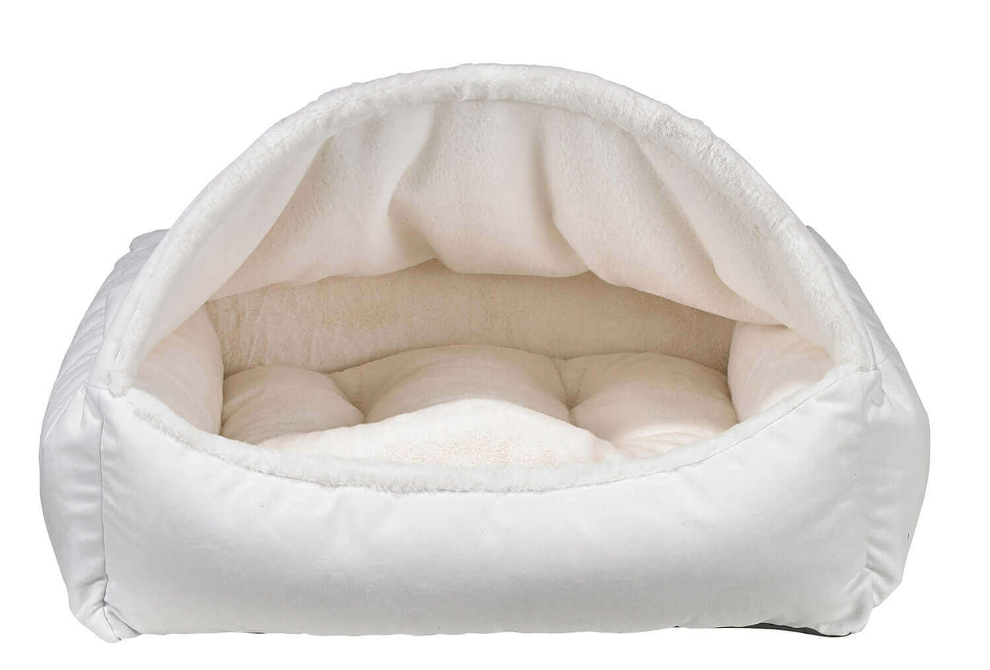 Bowsers Canopy Dog Bed | Color: Winter White K9 - Feline Unique Pet Accessories