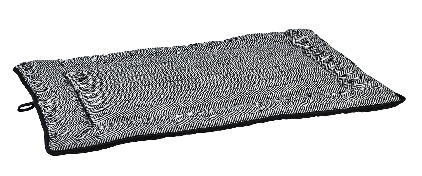 Bowsers Cosmopolitan Dog Mat | Color: Herringbone K9 - Feline Unique Pet Accessories