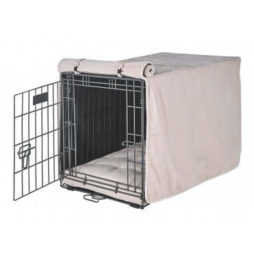 Luxury Dog Crate Cover | Color: Blush K9 - Feline Unique Pet Accessories