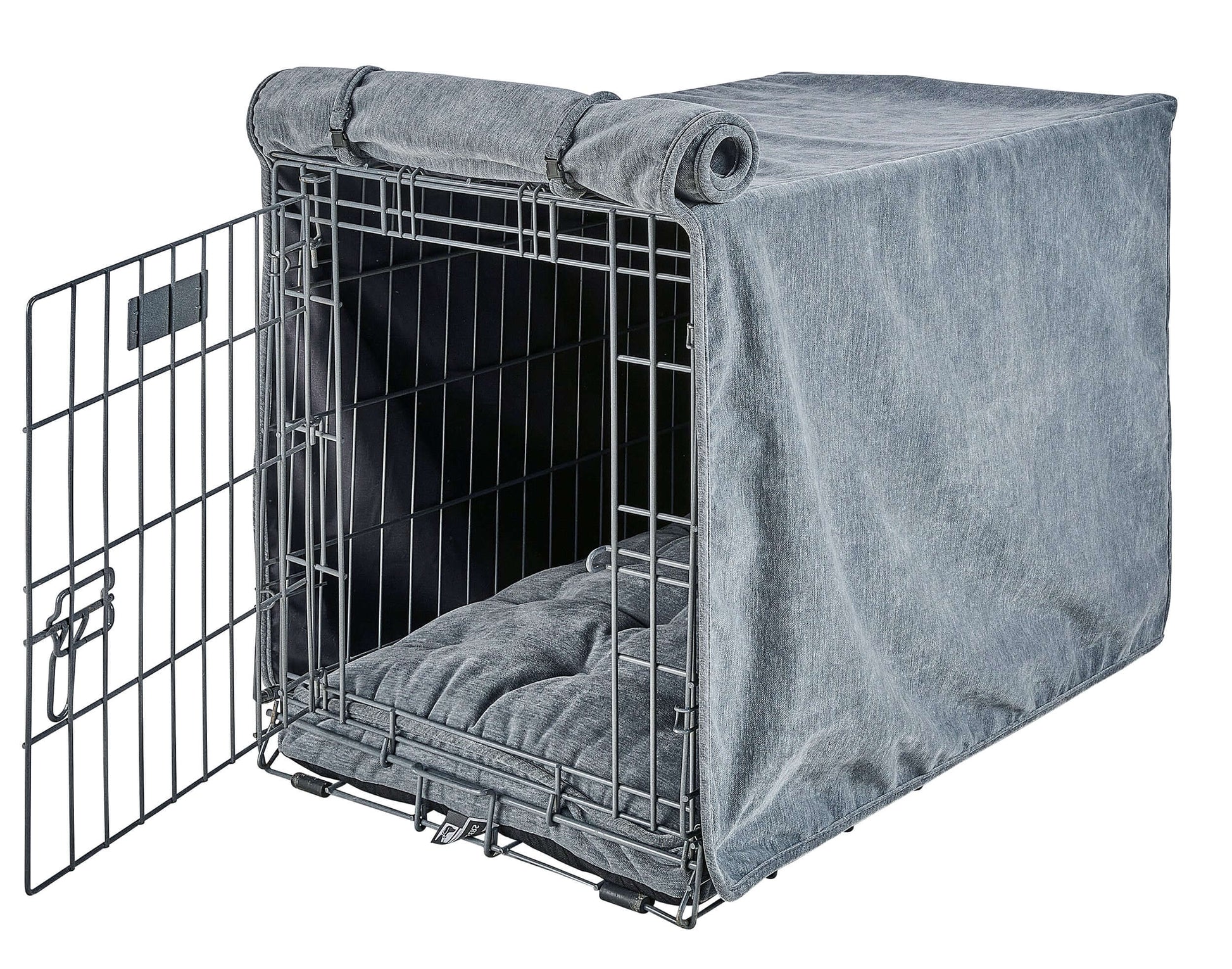 Luxury Dog Crate Cover | Color: Mineral K9 - Feline Unique Pet Accessories