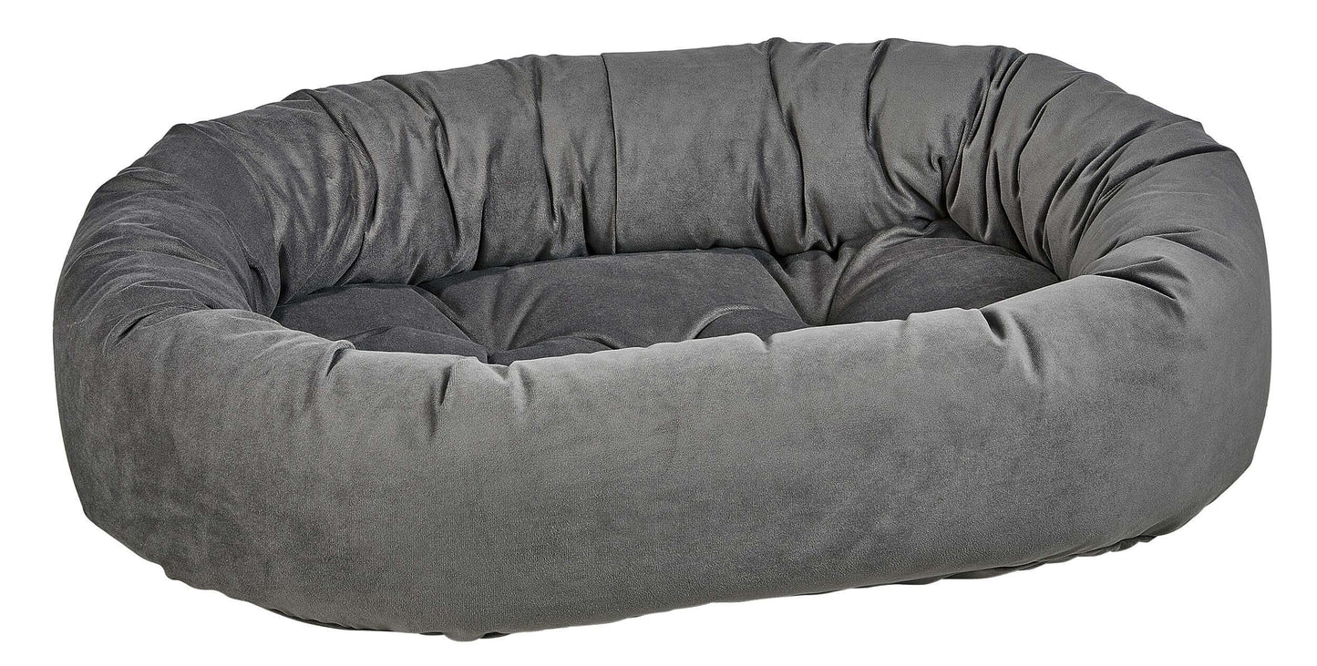 Bowsers Designer Donut Dog Bed | Color: Ash K9 - Feline Unique Pet Accessories