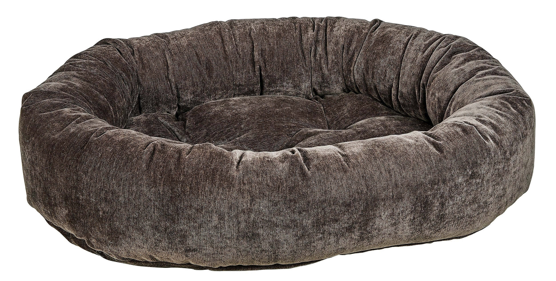 Bowsers Designer Donut Dog Bed | Color: Carbon K9 - Feline Unique Pet Accessories