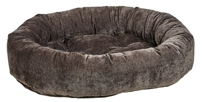 Bowsers Designer Donut Dog Bed | Color: Carbon K9 - Feline Unique Pet Accessories