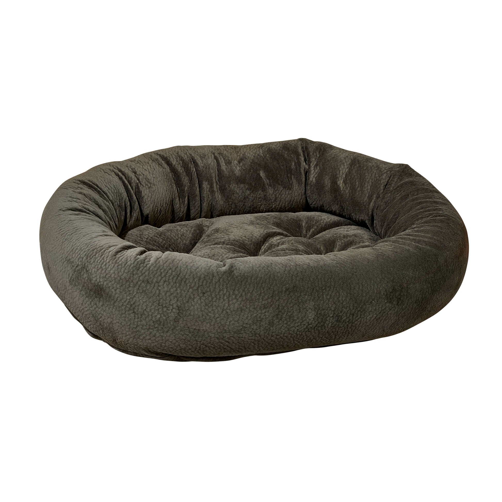 Bowsers Designer Donut Dog Bed | Color: Coal K9 - Feline Unique Pet Accessories