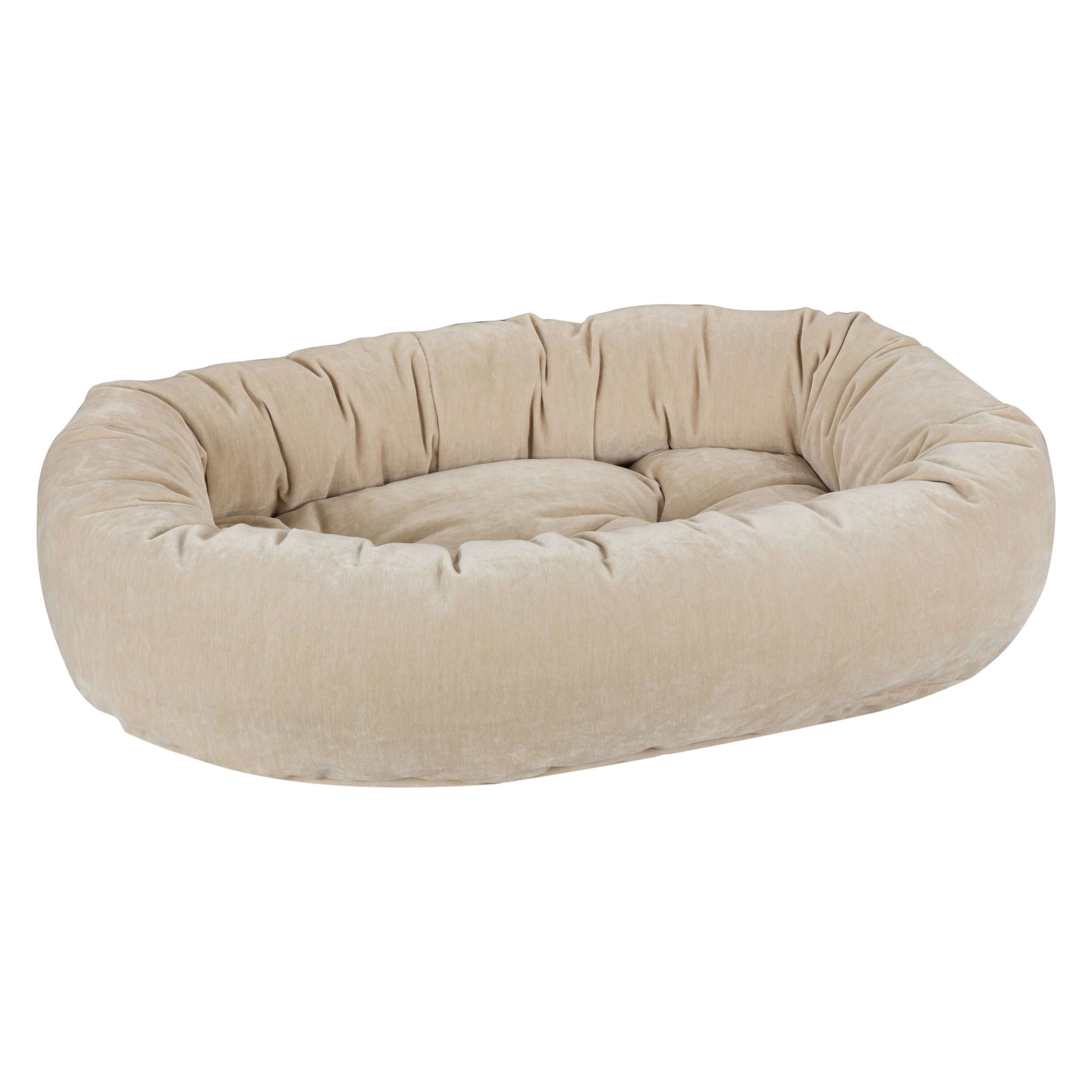 Bowsers Designer Donut Dog Bed | Color: Linen K9 - Feline Unique Pet Accessories