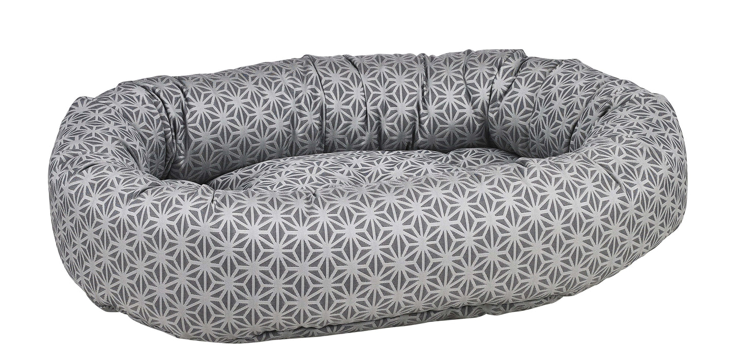 Bowsers Designer Donut Dog Bed | Color: Mercury K9 - Feline Unique Pet Accessories