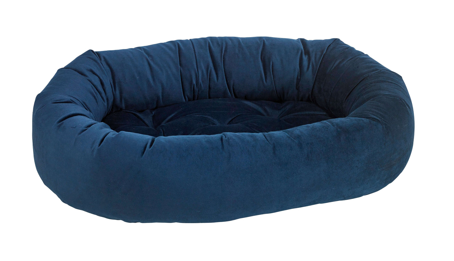 Bowsers Designer Donut Dog Bed | Color: Navy K9 - Feline Unique Pet Accessories