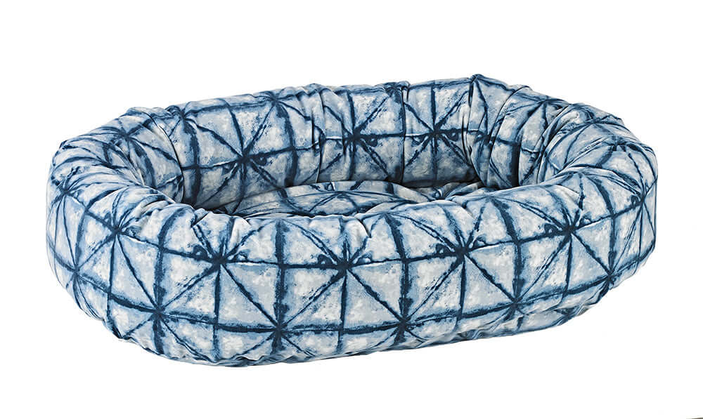 Bowsers Designer Donut Dog Bed | Color: Shibori K9 - Feline Unique Pet Accessories