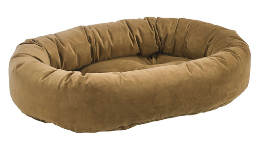 Bowsers Designer Donut Dog Bed | Color: Toffee K9 - Feline Unique Pet Accessories