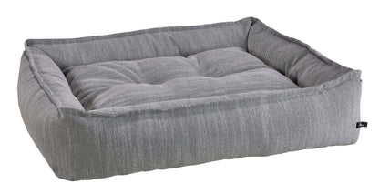 Luxury Bowsers Sterling Lounge Dog Bed | Color: Stone Grey K9 - Feline Unique Pet Accessories