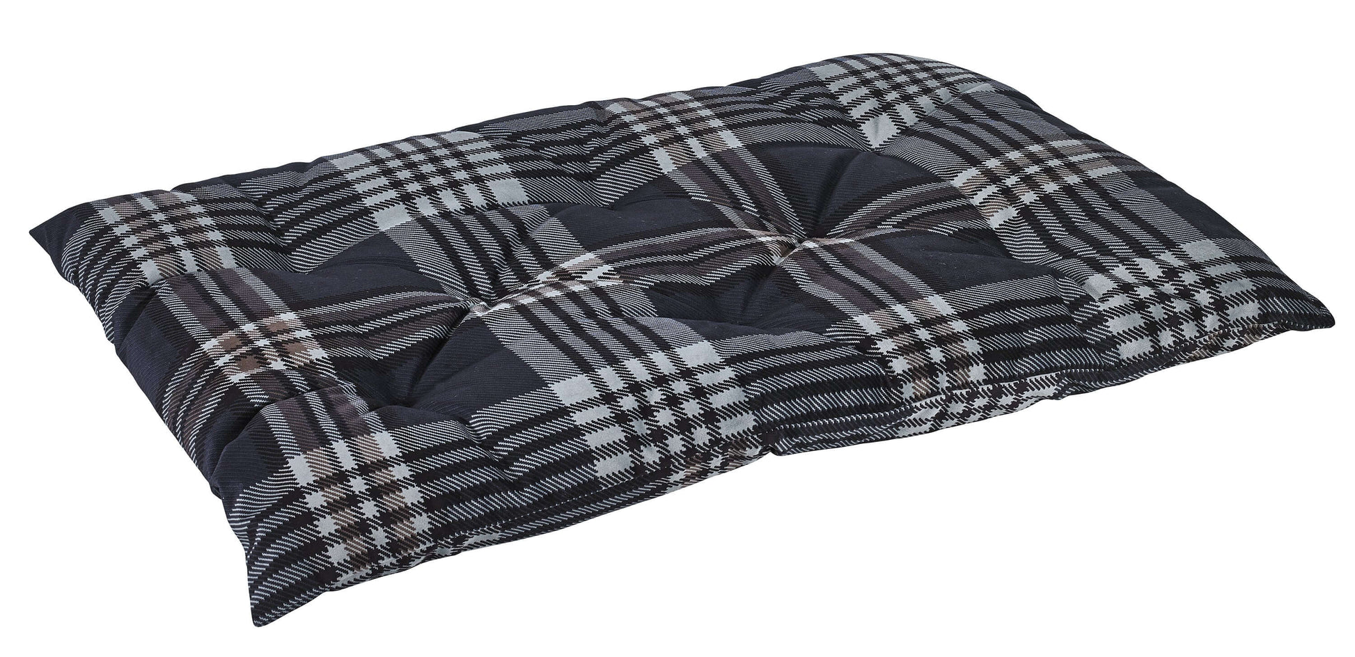 Luxury Bowsers Designer Dog Mats | Color: Greystone Tartan K9 - Feline Unique Pet Accessories