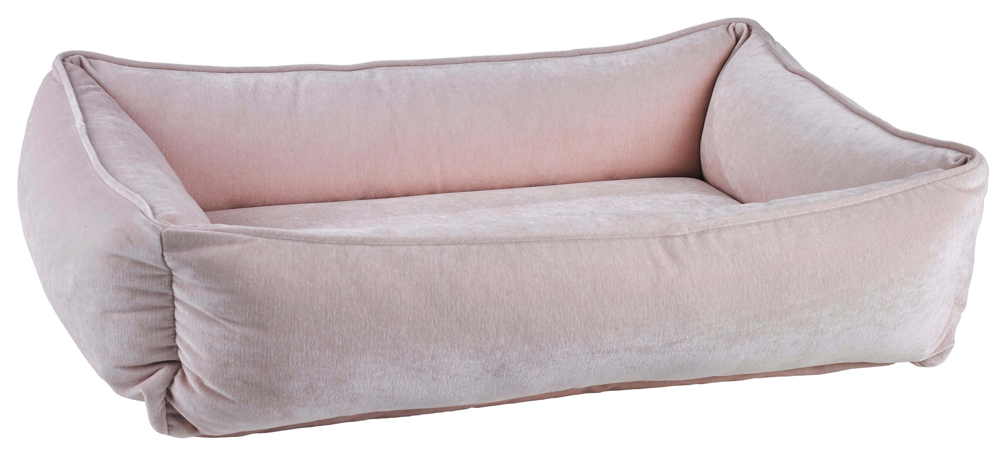 Bowsers Urban Lounger Designer Dog Bed | Color: Blush K9 - Feline Unique Pet Accessories