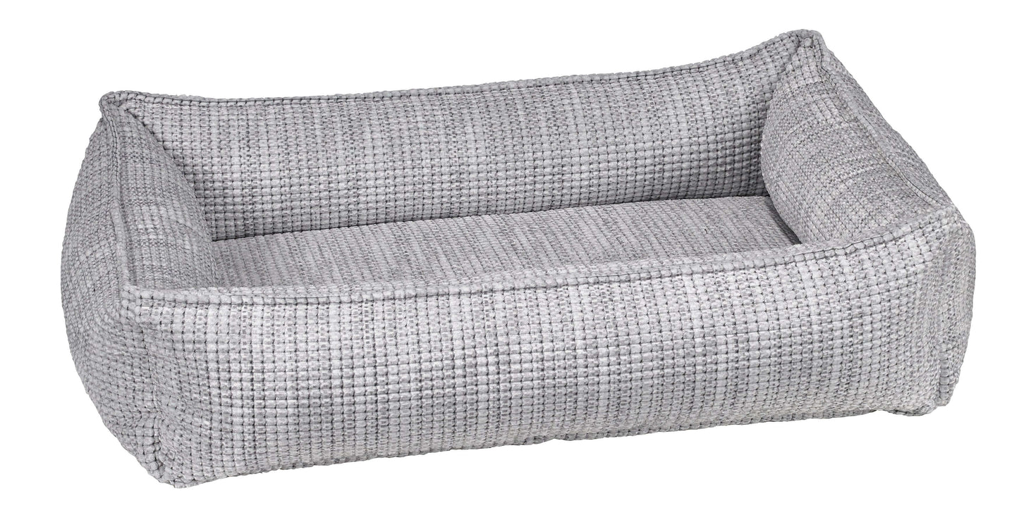 Bowsers Urban Lounger Designer Dog Bed | Color: Glacier K9 - Feline Unique Pet Accessories