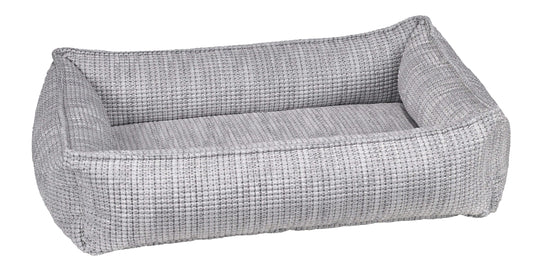 Bowsers Urban Lounger Designer Dog Bed | Color: Glacier K9 - Feline Unique Pet Accessories