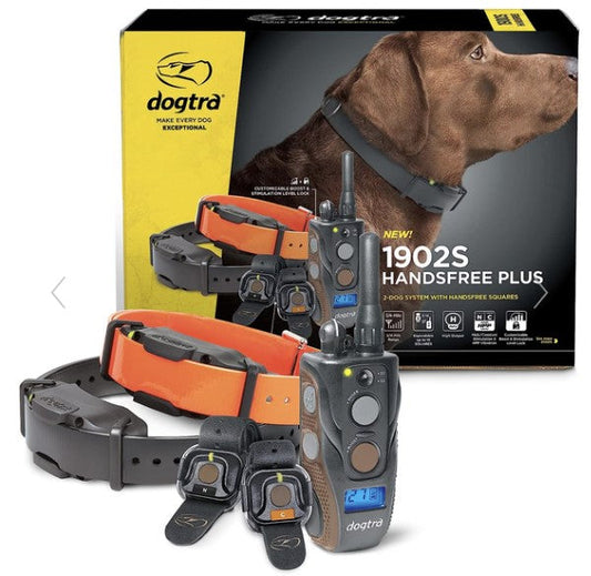 Dogtra 1902S HANDSFREE Plus Boost and Lock, Remote Dog Training E-Collar K9 - Feline Unique Pet Accessories