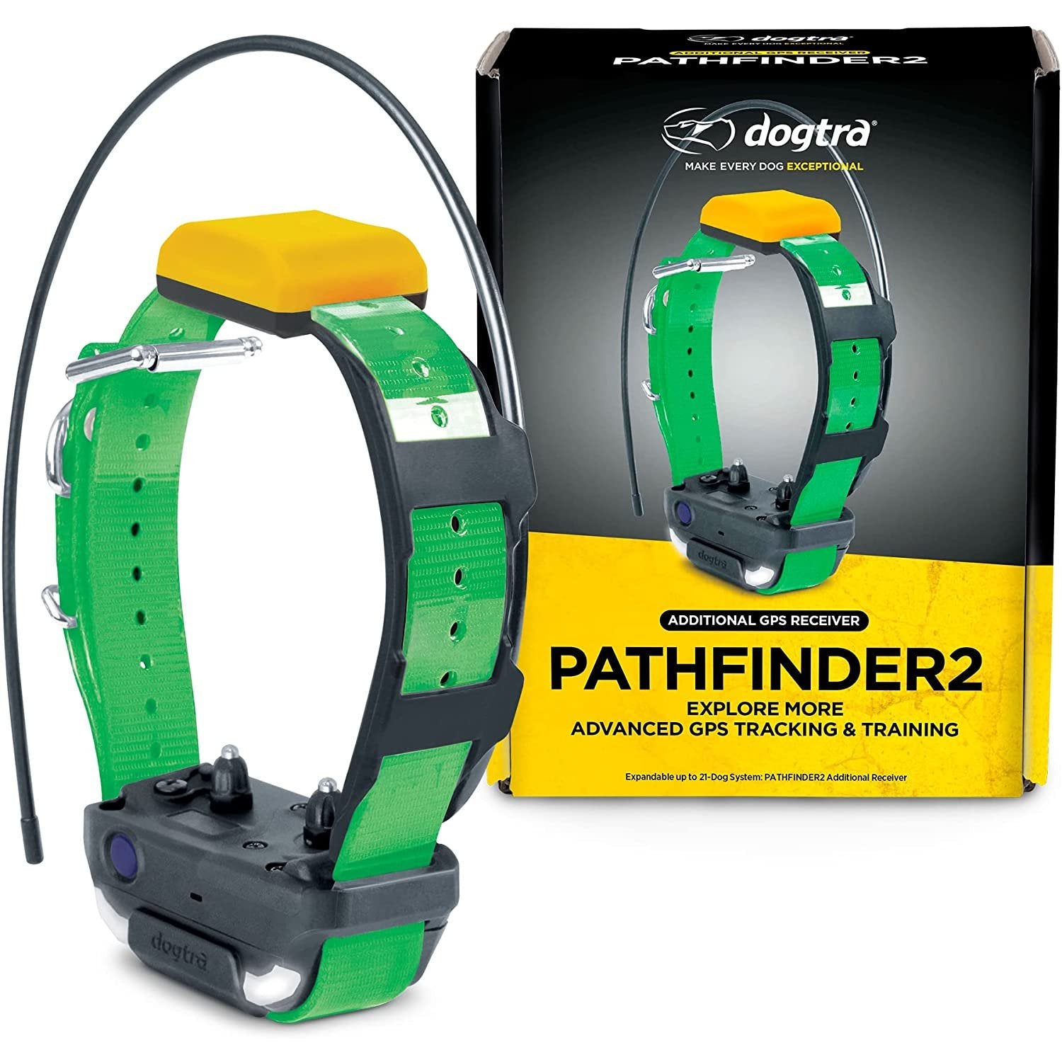 Dogtra Pathfinder2 Dog tracking & Training Collar - Additional Receiver Collar K9 - Feline Unique Pet Accessories