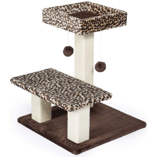 Prevue Pet Products Kitty Power Paws Leopard Terrace K9 - Feline Unique Pet Accessories