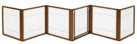 6 Panel Convertible Elite Pet Gate - Autumn Matte K9 - Feline Unique Pet Accessories