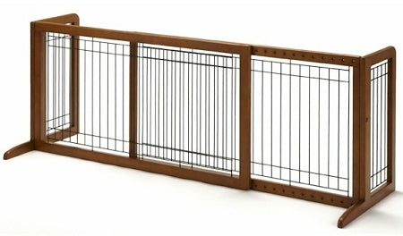 Large Bay Isle Freestanding Pet Gate K9 - Feline Unique Pet Accessories