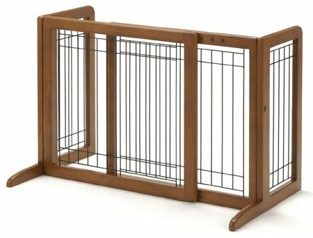 Small Bay Isle Freestanding Pet Gate | 20" High K9 - Feline Unique Pet Accessories