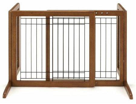 Bay Isle Tall Freestanding Pet Gate - Easy Setup K9 - Feline Unique Pet Accessories