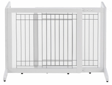 Cool Breeze Freestanding Pet Gate - Compact & Adjustable K9 - Feline Unique Pet Accessories