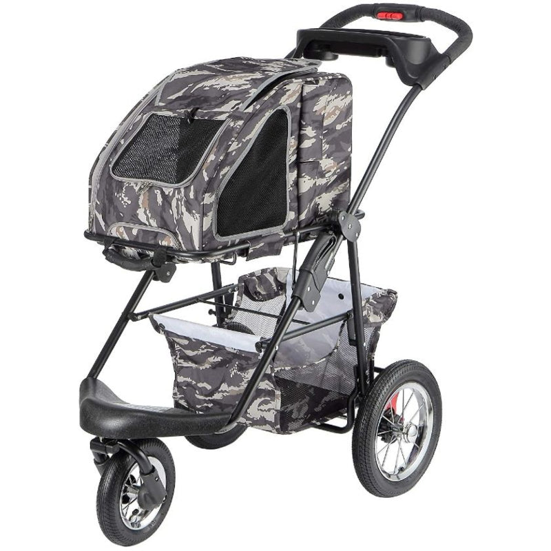 Petique 5-in-1 Pet Stroller Travel System Army Camo - 1 count K9 - Feline Unique Pet Accessories