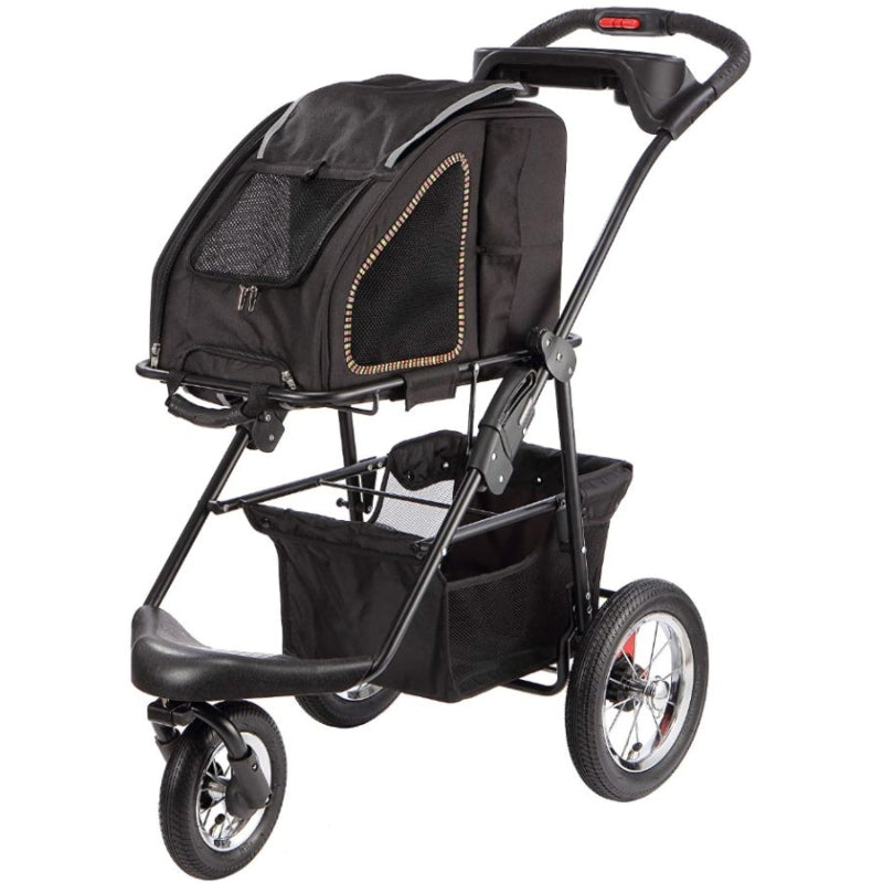 Petique 5-in-1 Pet Stroller Travel System Sunset Strip - 1 count K9 - Feline Unique Pet Accessories