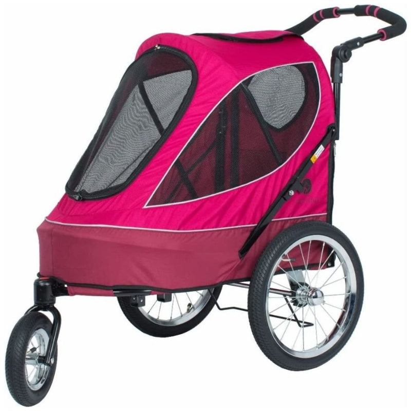 Petique All Terrain Pet Jogger Stroller for Dogs and Cats Berry K9 - Feline Unique Pet Accessories