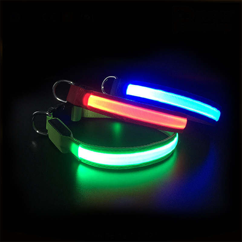 LED Lighted Safety Collar K9 - Feline Unique Pet Accessories