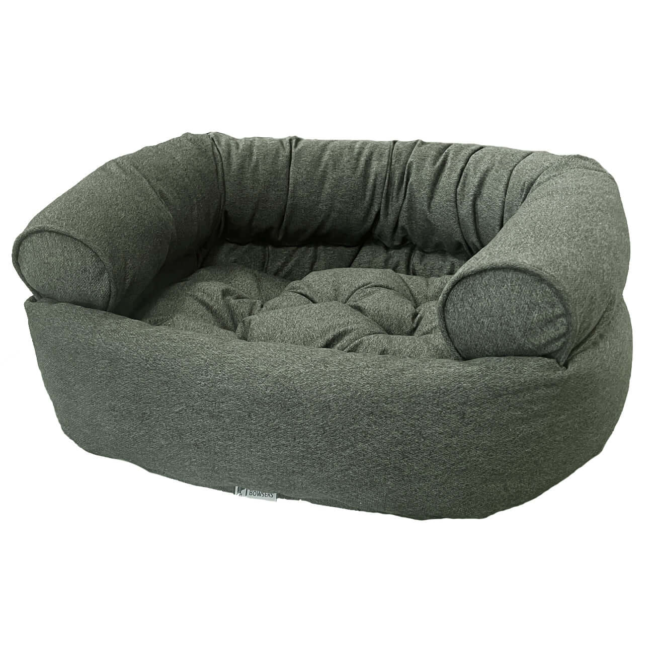 Bowsers Double Donut Bed | Color: River, Moss, Gravel K9 - Feline Unique Pet Accessories