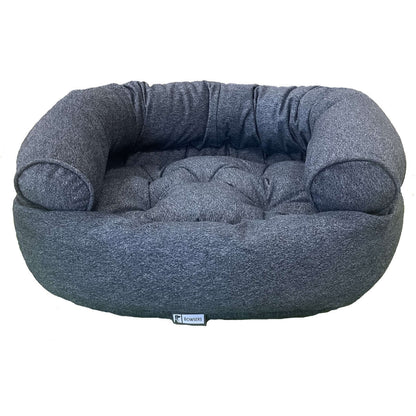 Bowsers Double Donut Bed | Color: River, Moss, Gravel K9 - Feline Unique Pet Accessories