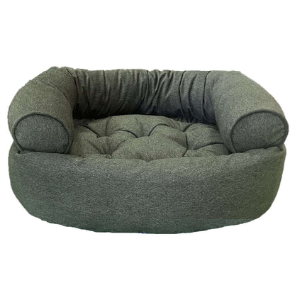 Bowsers Double Donut Bed | Color: River, Moss, Gravel K9 - Feline Unique Pet Accessories