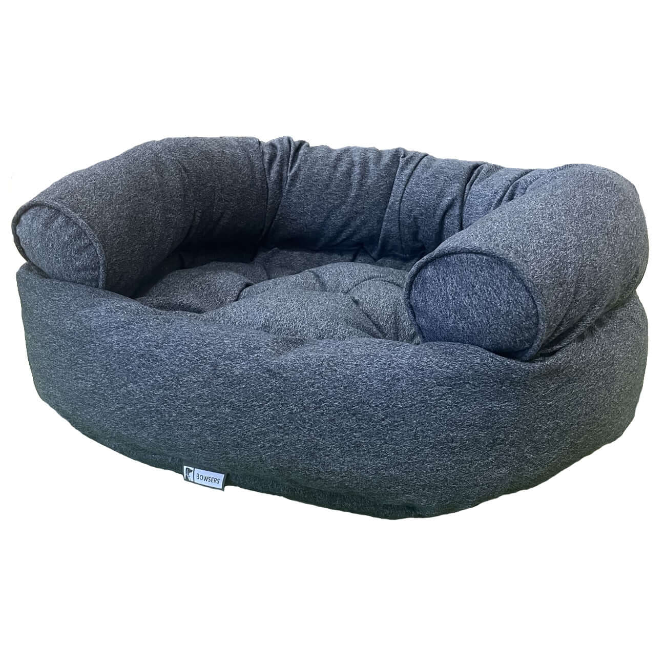 Bowsers Double Donut Bed | Color: River, Moss, Gravel K9 - Feline Unique Pet Accessories