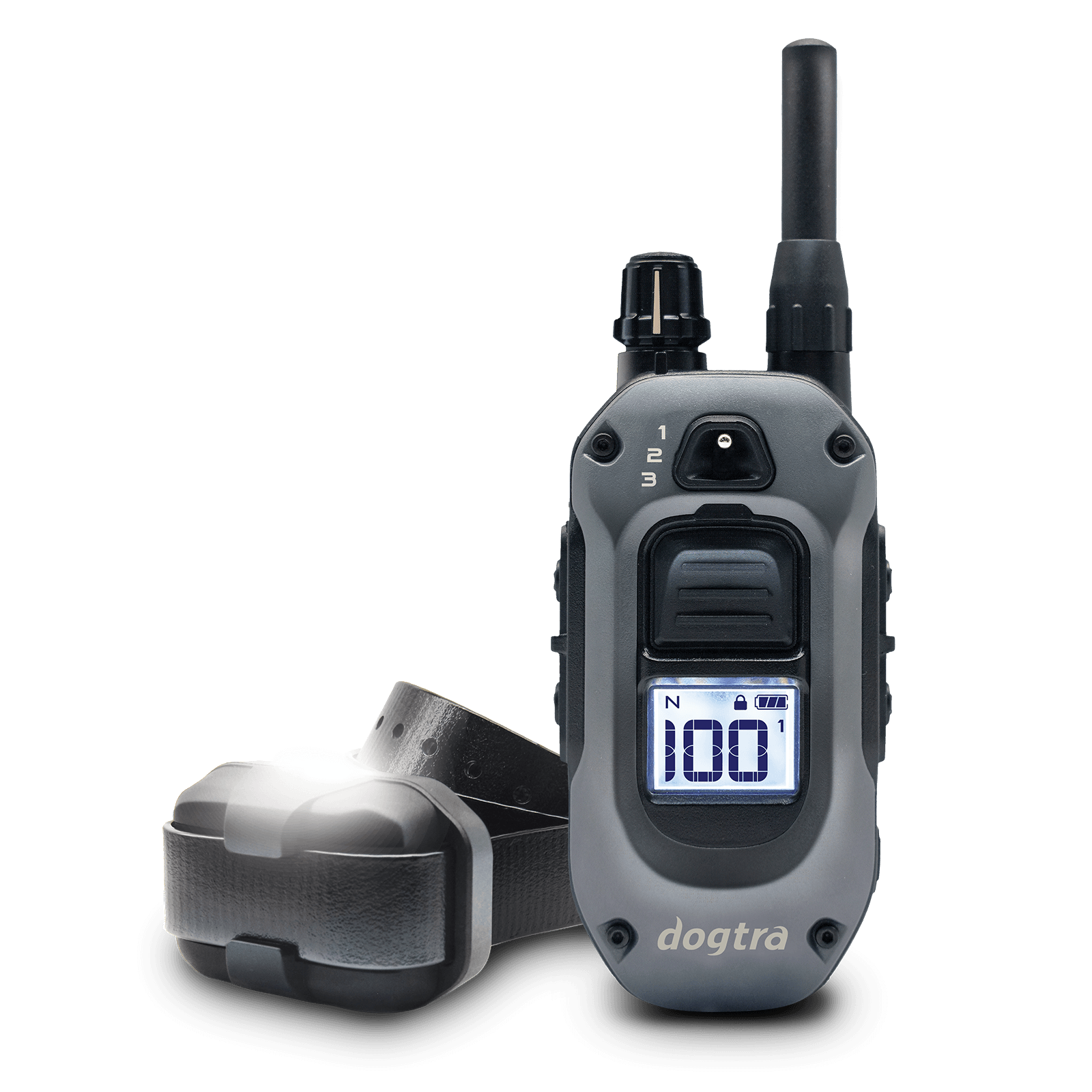 Dogtra 280X 1-Dog Unit e-collar and remote transmitter for training with tone, vibration, BOOST, and highly visible light