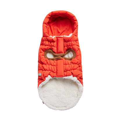 Super Puff Parka - Orange K9 - Feline Unique Pet Accessories