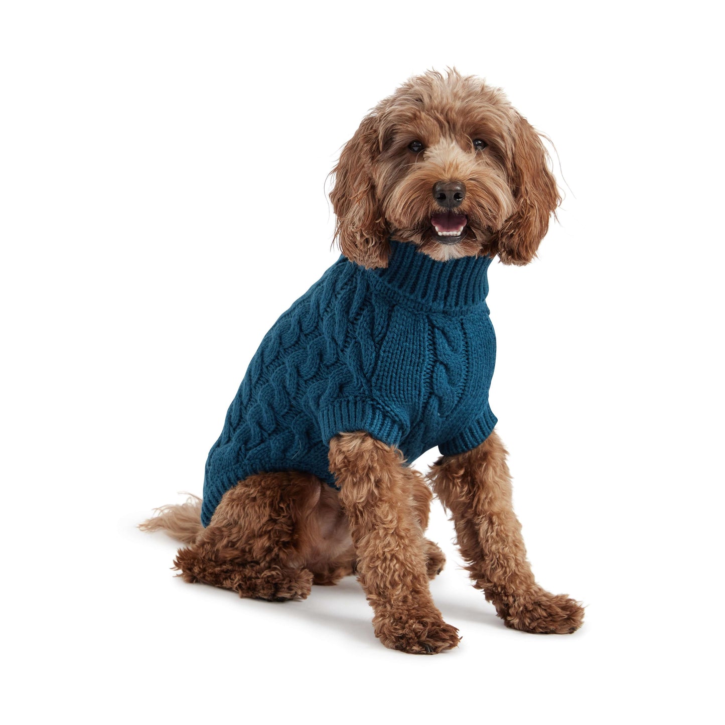 Chalet Sweater - Dark Teal K9 - Feline Unique Pet Accessories